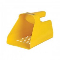 Pá para filtar areia em plástico